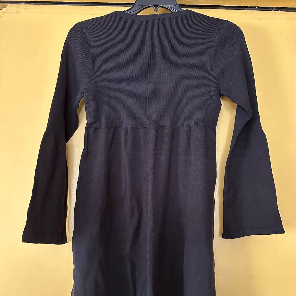 Style & Co.  Black Knit Dress, Cotton Blend  Women Size Large   $69 retail   NWT - Picture 2 of 5